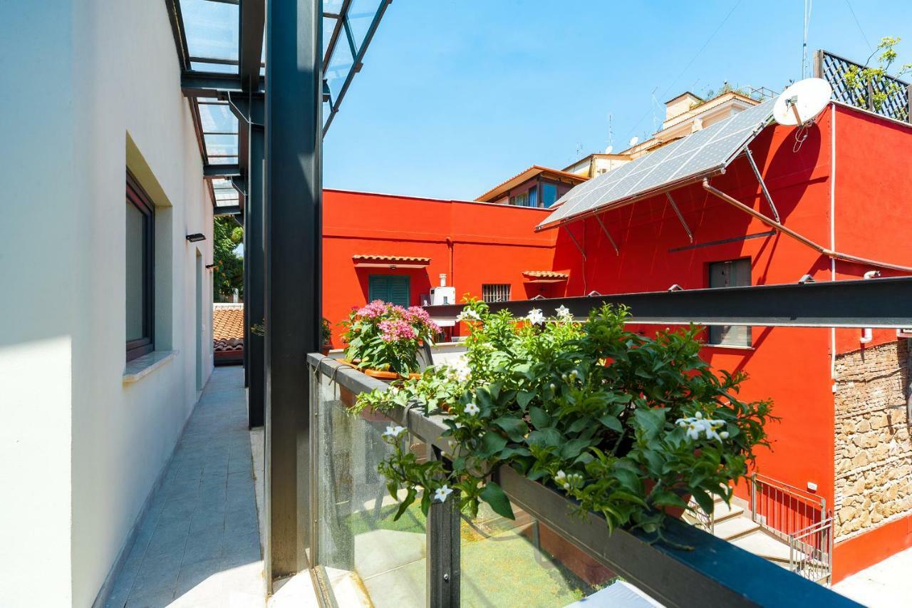 Ferienwohnung Il Giardino Dell'Argano Rosso Rom Exterior foto